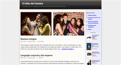 Desktop Screenshot of elsitiodelhombre.com