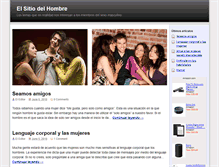 Tablet Screenshot of elsitiodelhombre.com